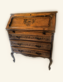 Neobarokk 3 fiókos szekreter.