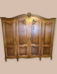 Neobarokk 4 ajtós ruhás szekrény, gardrób 2.